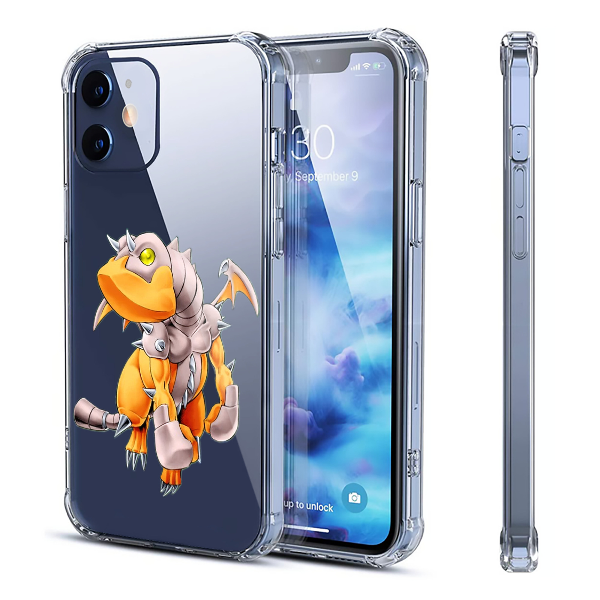 （画像用） 遊☆戯☆王 Yu-Gi-Oh! 【iPhone 12シリーズ対応】透明スマホケース（クリアソフトケース）